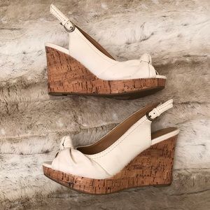 Apt. 9 Shoes - Apt. 9 White Wedge Slingback Sandal Size 7 Apt. 9 Shoes - Apt. 9 White Wedge Slingback Sandal Size 7